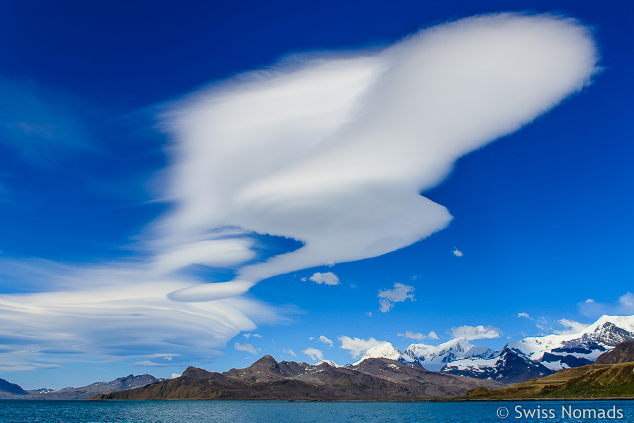 Wolken in Südgeorgien