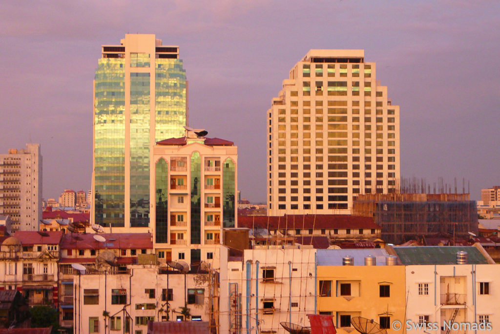 Moderne Gebäude in Yangon