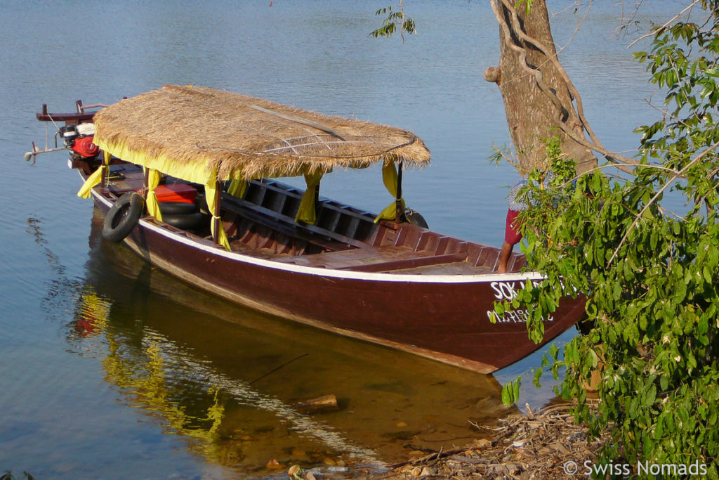 Bootsfahrt auf dem Preaek Teuk Chhou nach Kampot