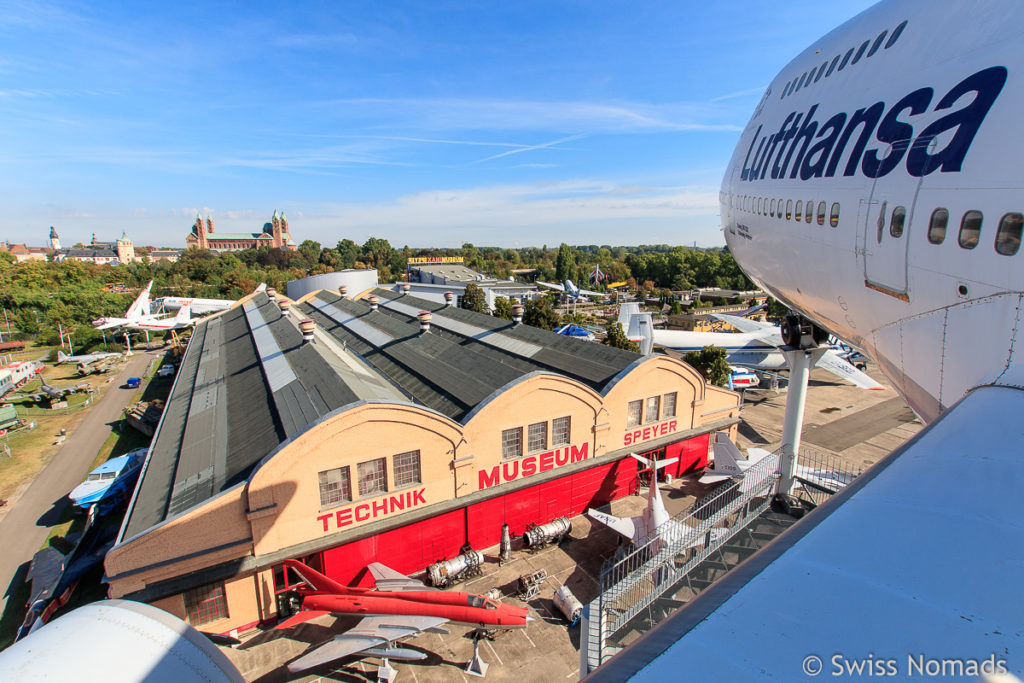 Aussicht von der Tragfläche der Boeing 747