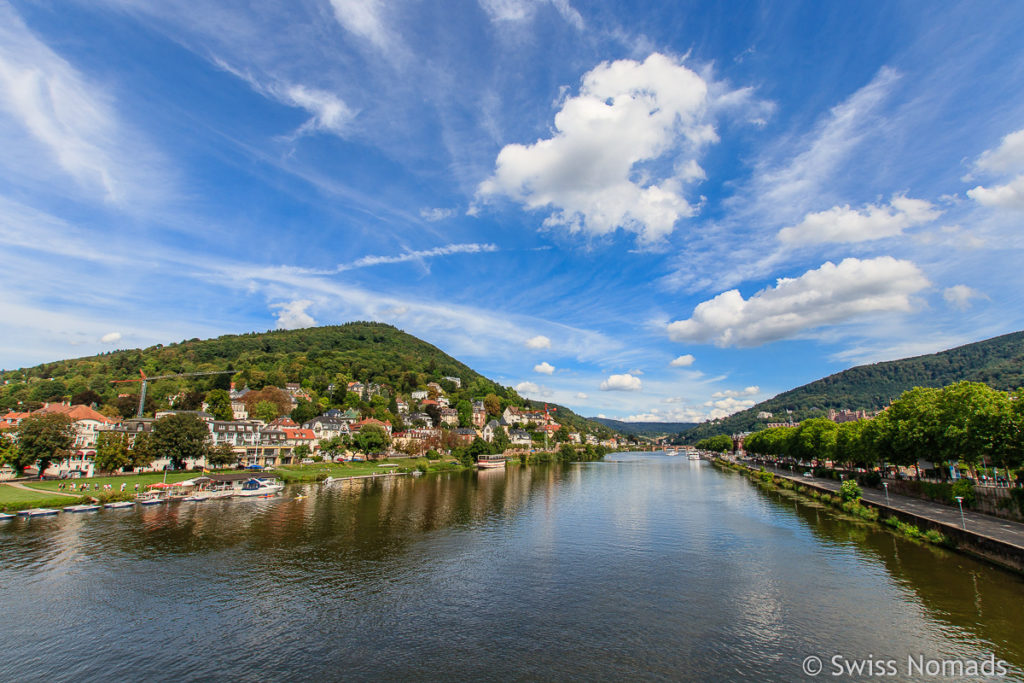 Neckar in Heidelberg Sehenswürdigkeiten