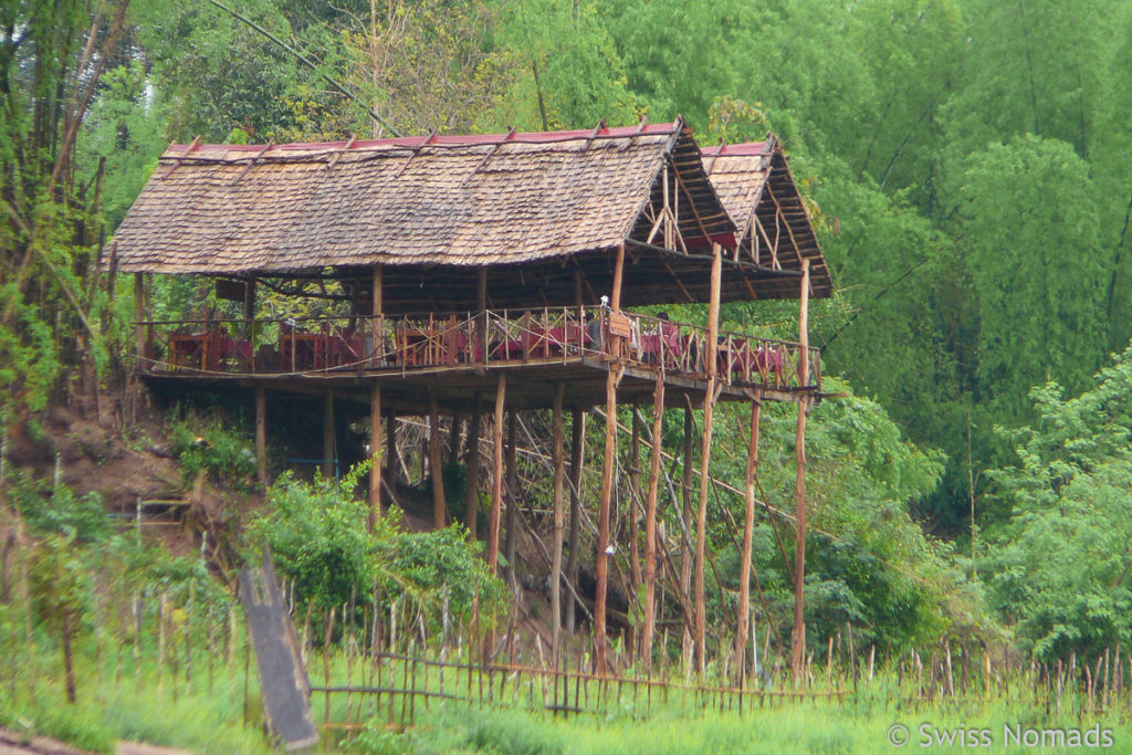 Restaurant bei den Pak Ou Höhlen in Luang Prabang