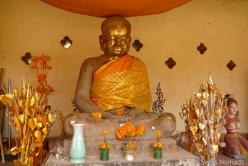 Buddha im Pha That Luang in Vientiane