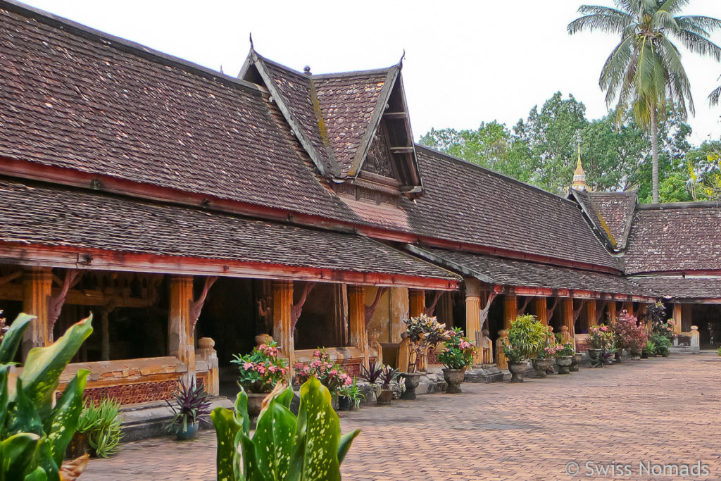 Wandelgang im Wat Si Saket in Vientiane 