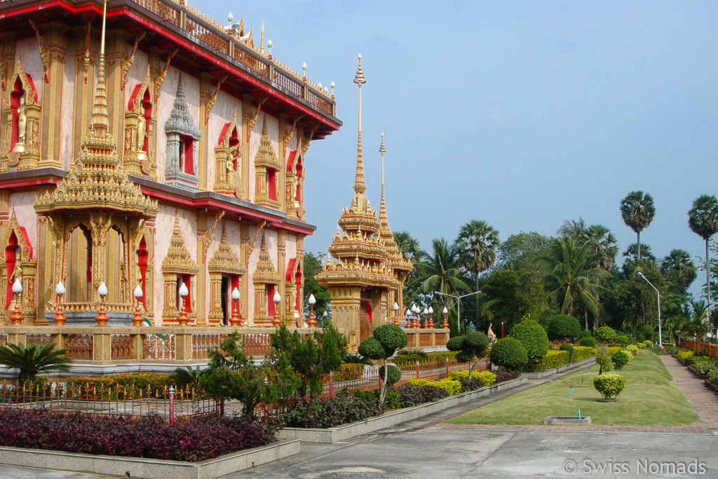 Chedi des Wat Chalong auf Phuket