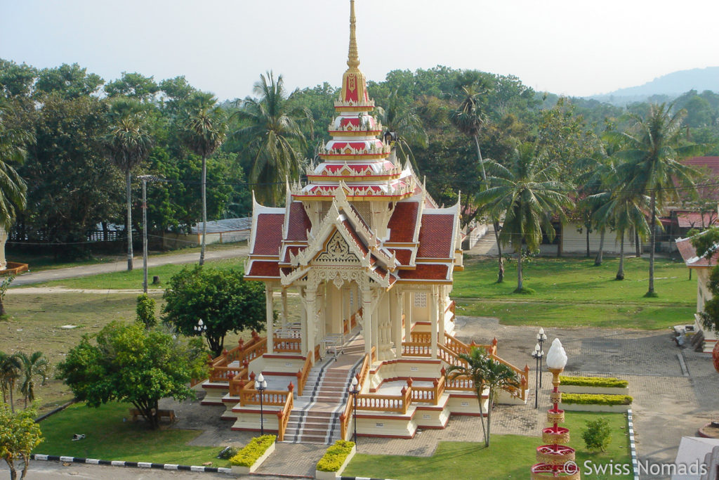 Aussicht vom Chedi des Wat Chalong auf Phuket