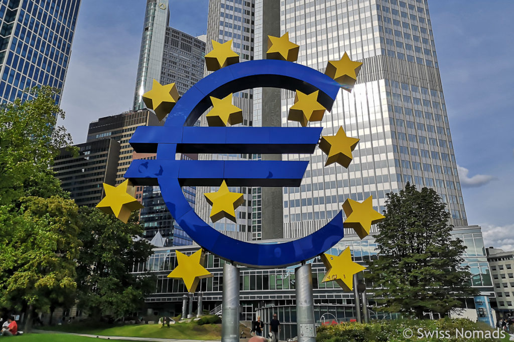 Euro Symbol in Frankfurt