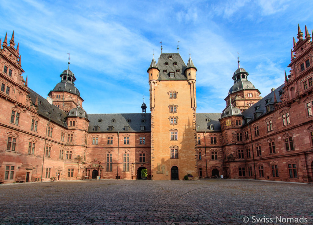 Innenhof Schloss Johannisburg in Aschaffenburg