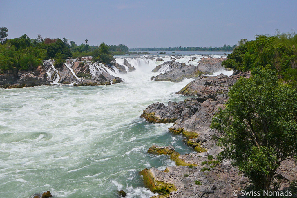 Mekong Wasserfälle in Laos