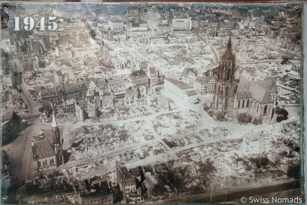 Römerberg 1945 in Frankfurt