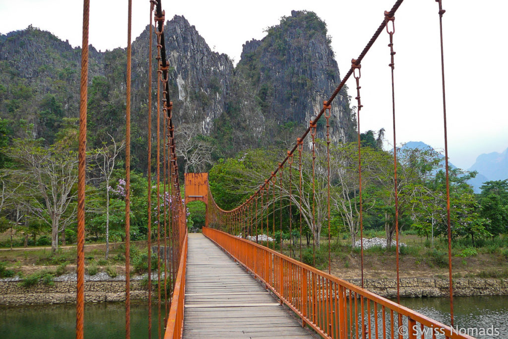 Brücke bei Vang Vieng in Laos