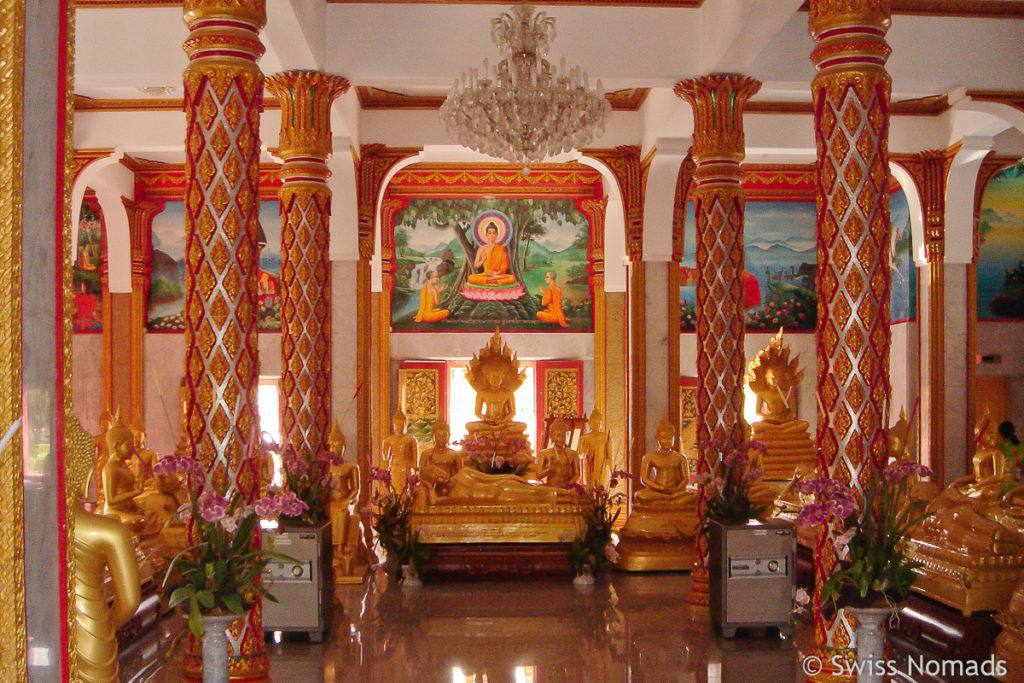 Buddha im Chedi des Wat Chalong