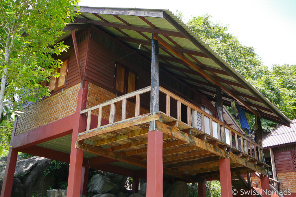 Bungalow auf Koh Tao in Thailand