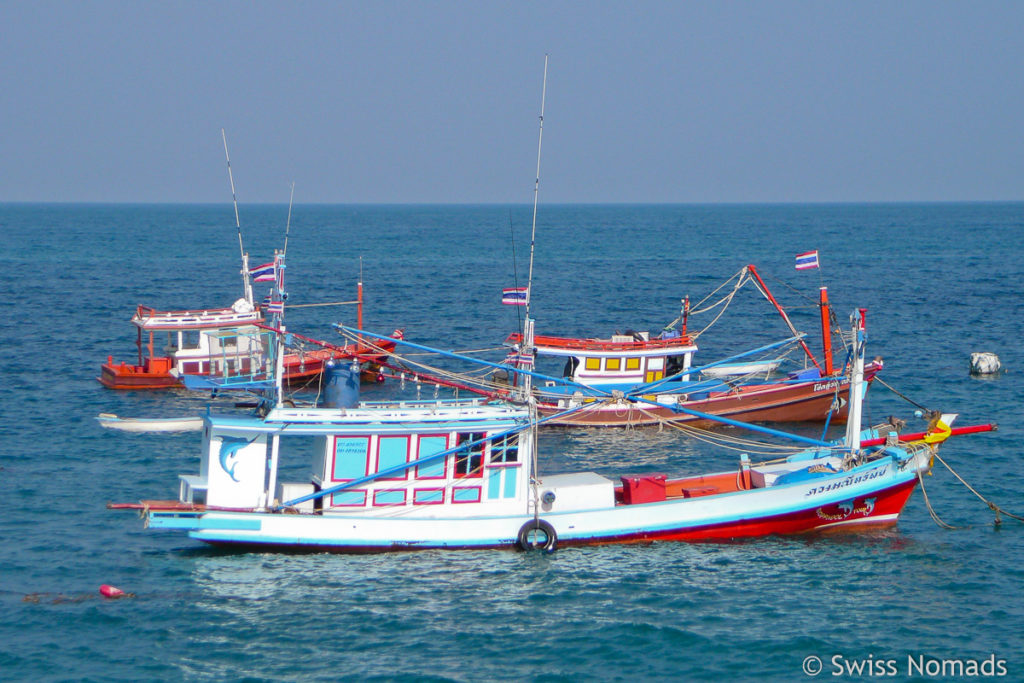 Fischerboote bei Koh Tao