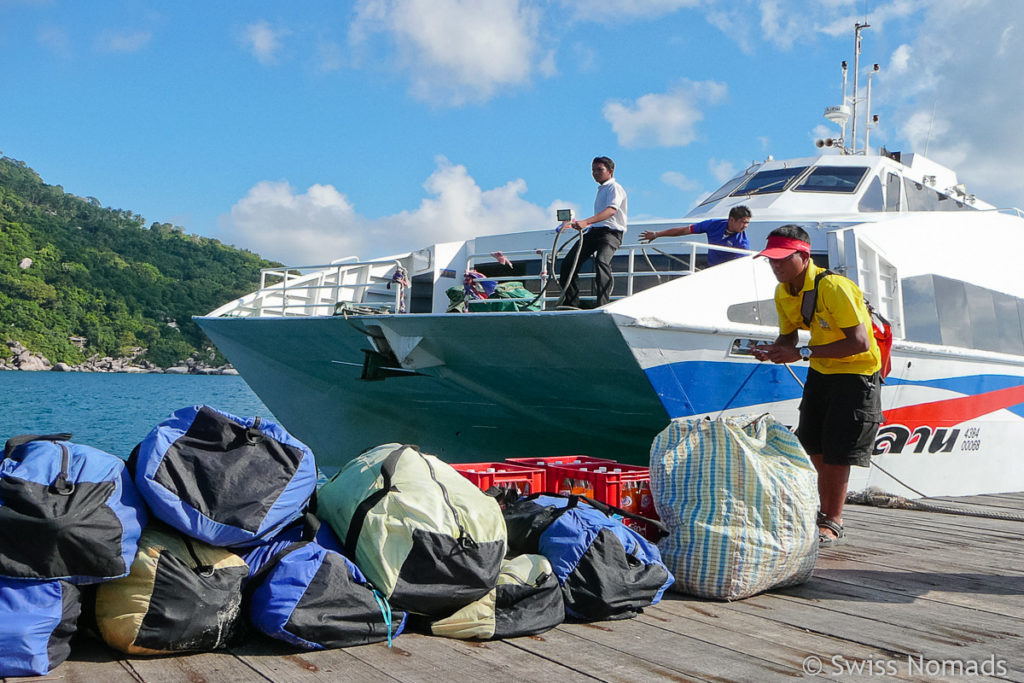 Tauchausrüstung auf Koh Nang Yuan