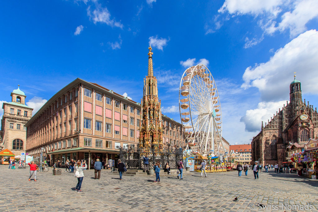 Schöner Brunnen in Nürnberg