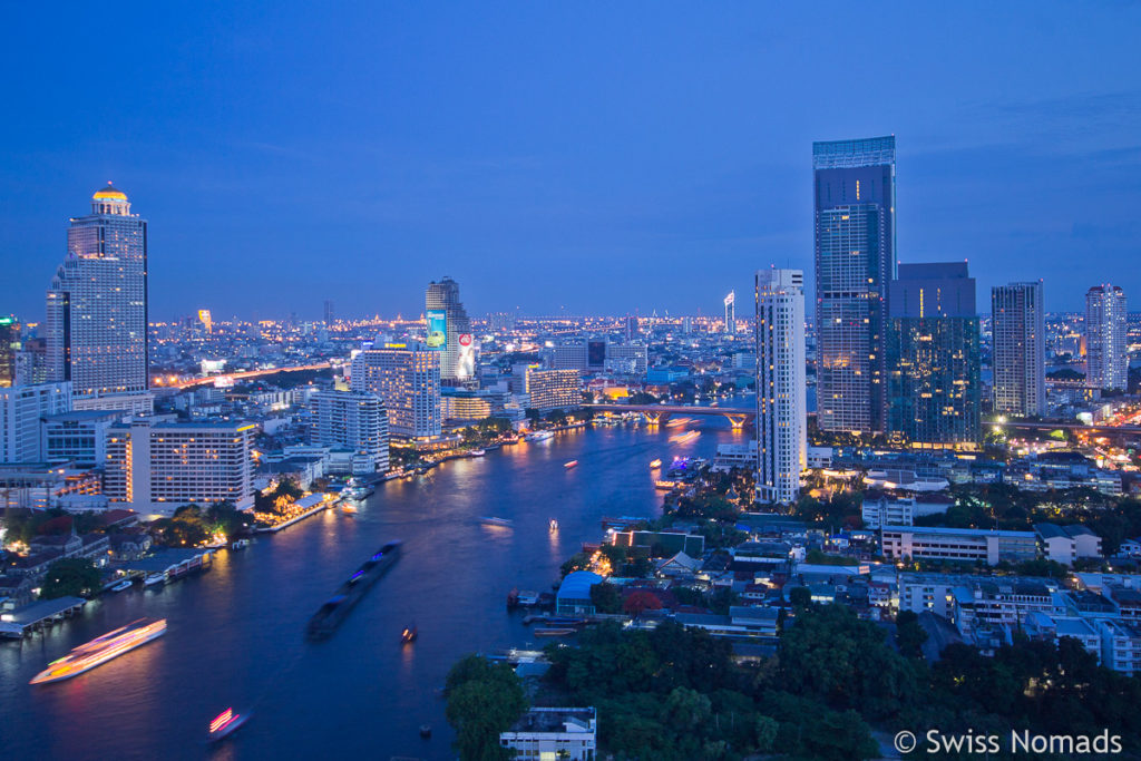 Aussicht vomn der Three-Sixty Rooftop Bar in Bangkok 