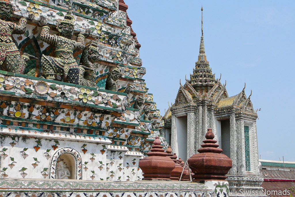 Prang im Wat Arun in Bangkok