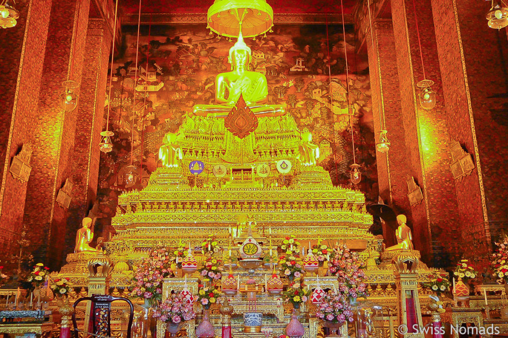 Sitzender Buddha im Wat Pho Bangkok