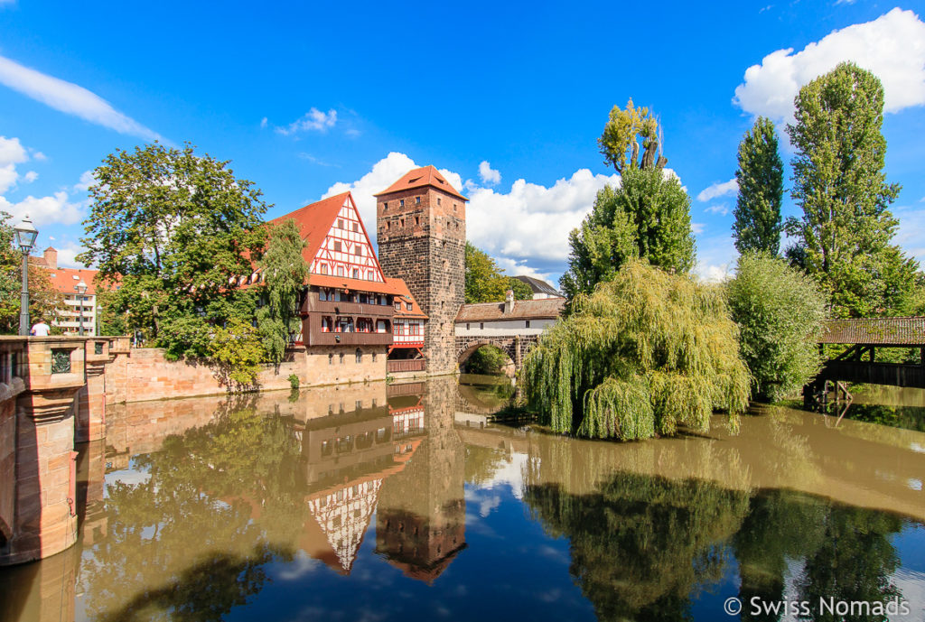 Weinstadel und Wasserturm in Nürnberg