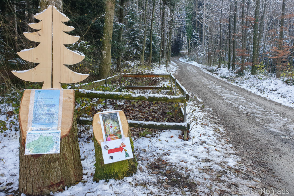 Start zum Adventsrundweg in Sirnach