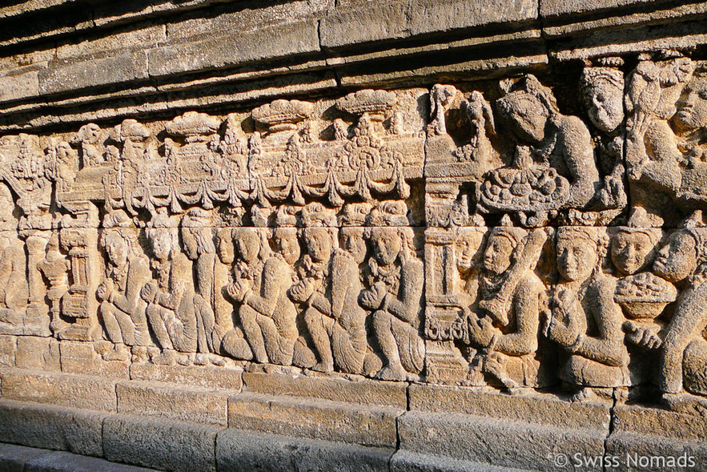 Borobodur Tempel Relief