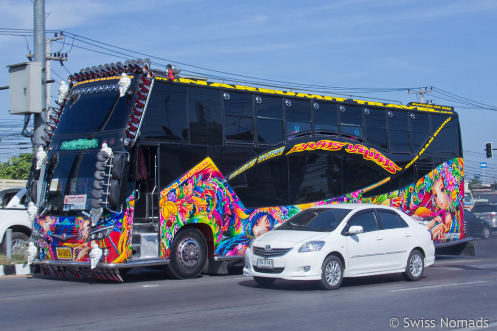 Bus von Ayutthaya nach Sukhothai