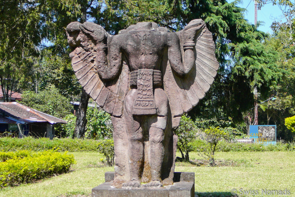 Garuda im Candi Sukuh in Zentral-Java