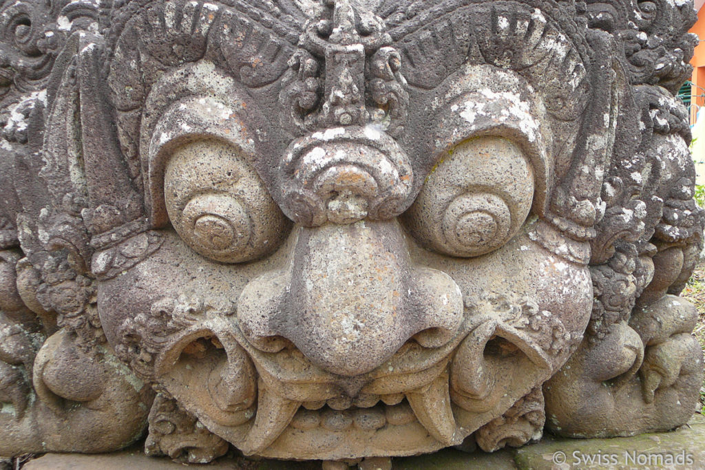 Relief am Candi Jago bei Malang in Ost-Java 