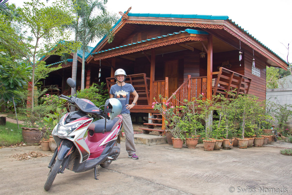 Mit Motorroller Sukhothai nach Si Satchanalai