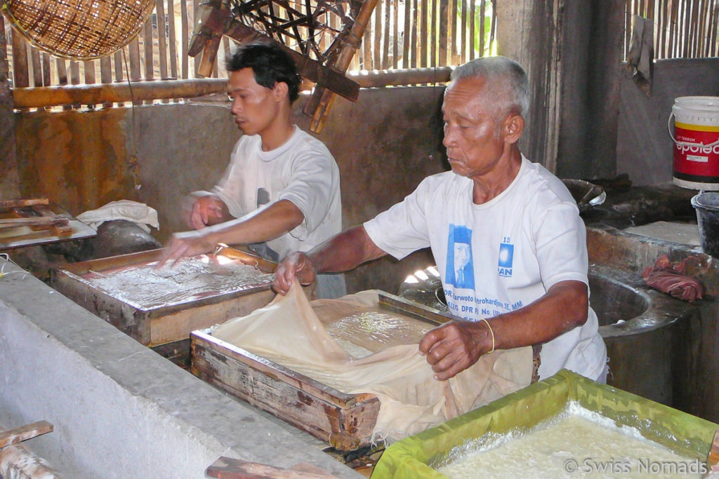 Tofu Herstellung in Zentral-Java