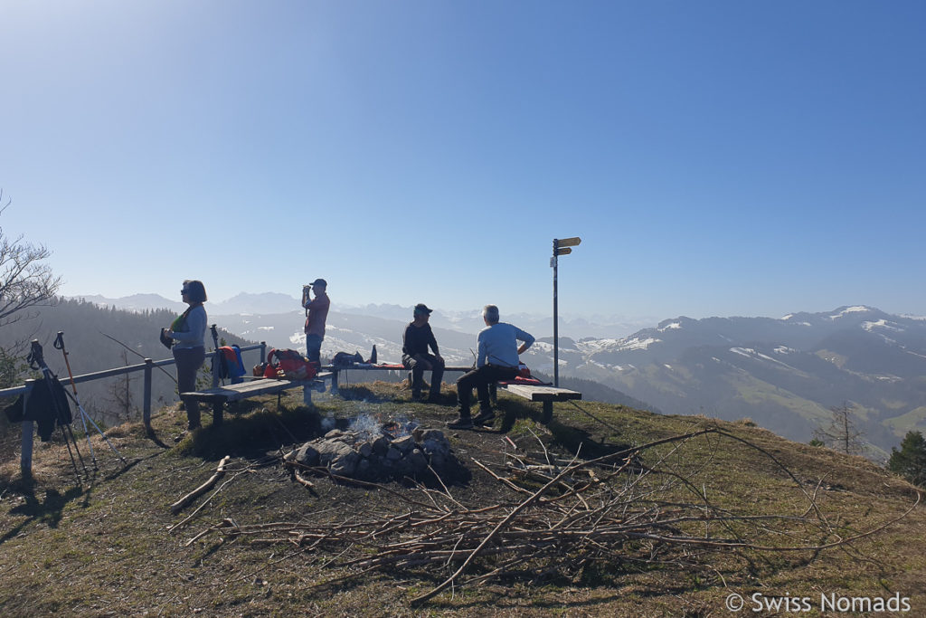 Grillstelle auf der Ruine Neutoggenburg