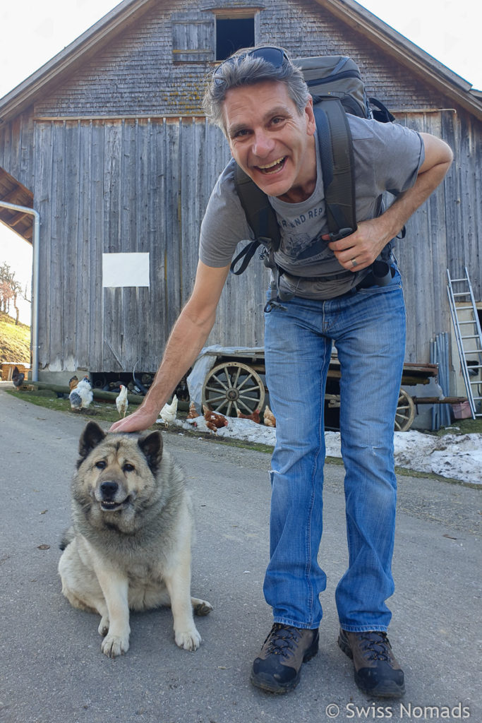 Marcel mit Hund