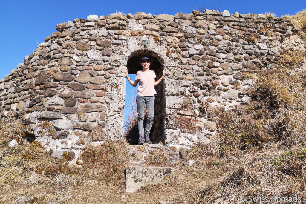 Reni auf der Ruine Neutoggenburg