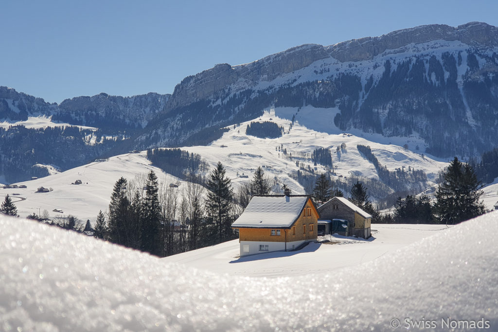 Alpstein Winterlandschaft