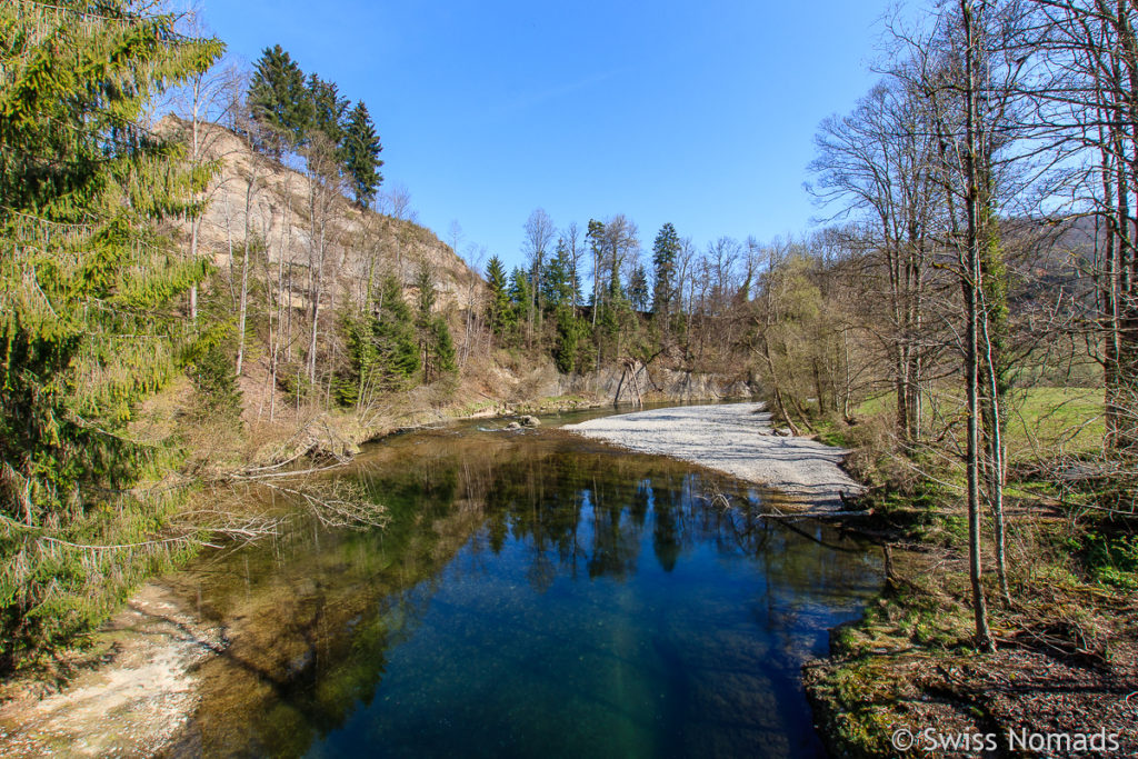 Aussicht in die Äulischlucht bei Lichtensteig