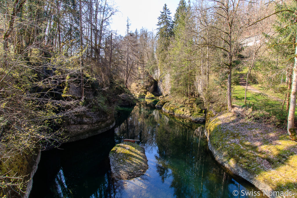 Aussicht in die Äulischlucht bei Lichtensteig