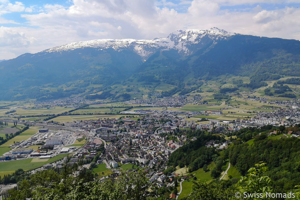 Aussicht auf Sargans