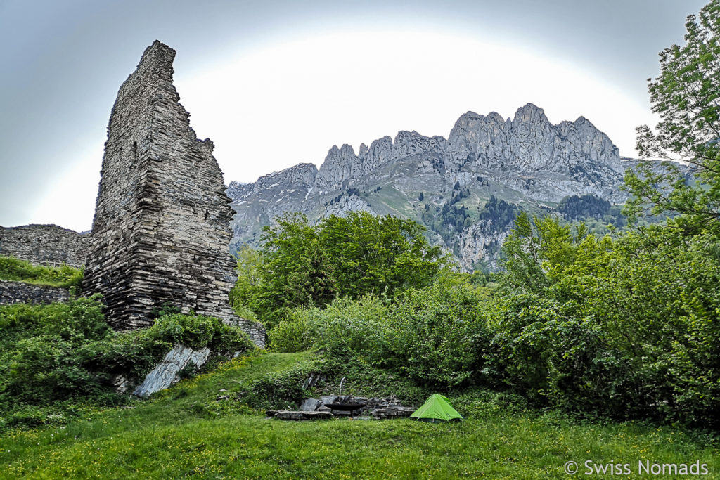 Burgruine Hohensax Rheintaler Höhenweg