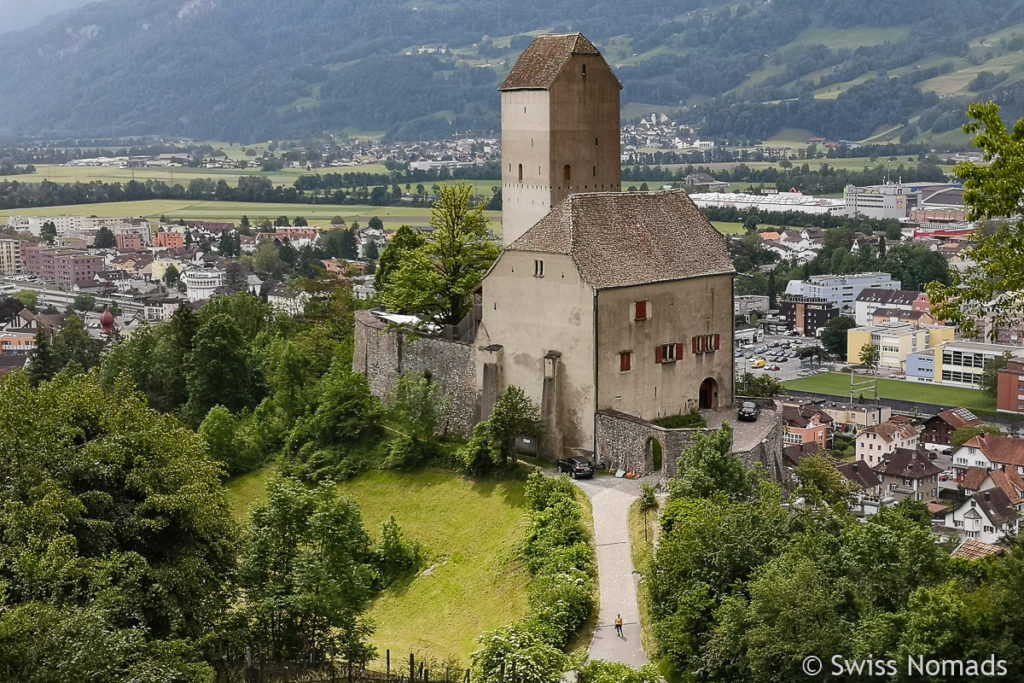 Schloss Sargans am Rheintaler Höhenweg