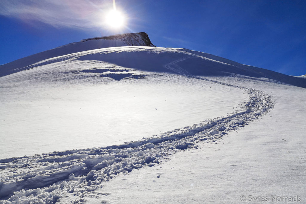 Gipfel Allalinhorn Besteigung