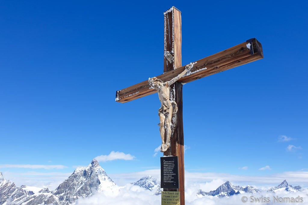 Gipfelkreuz auf dem Klein Matterhorn