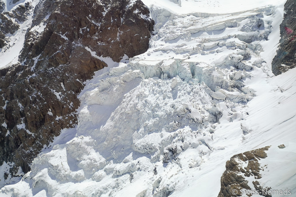 Gletscher beim Klein Matterhorn