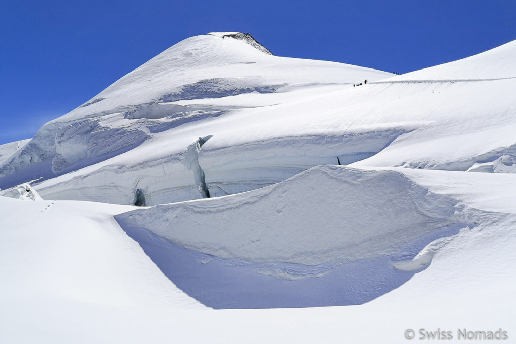 Gletscherspalte beim Aufsteig aufs Allalinhorn