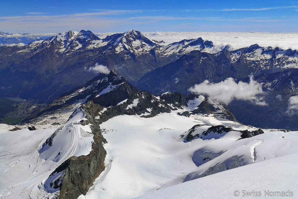 Panorama vom Allalinhorn