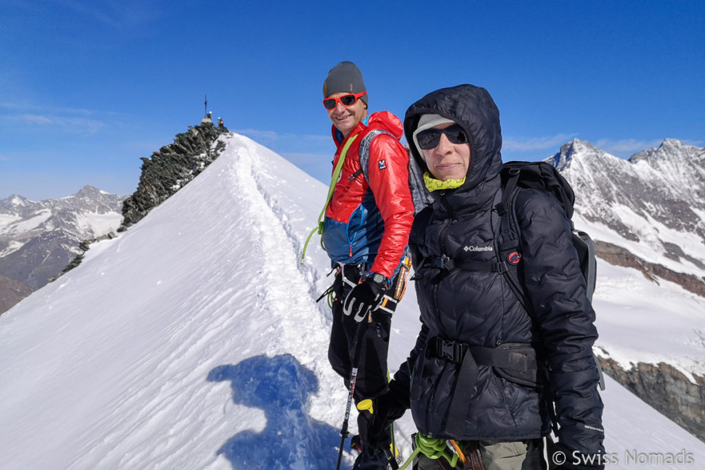 Reni auf der Allalinhorn Tour