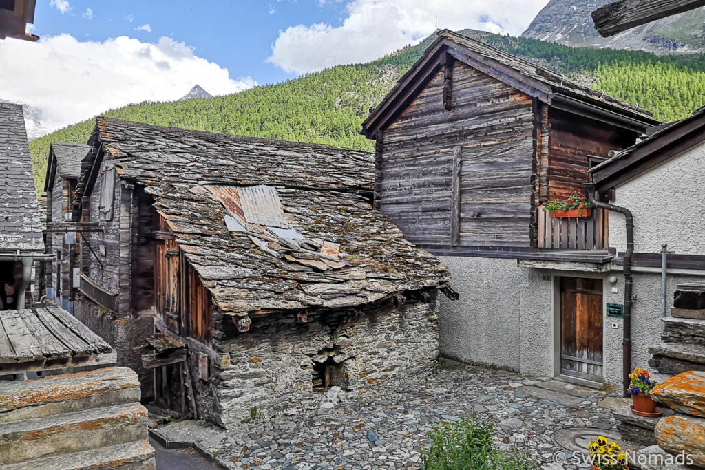 Saas-Fee Dorf im Wallis