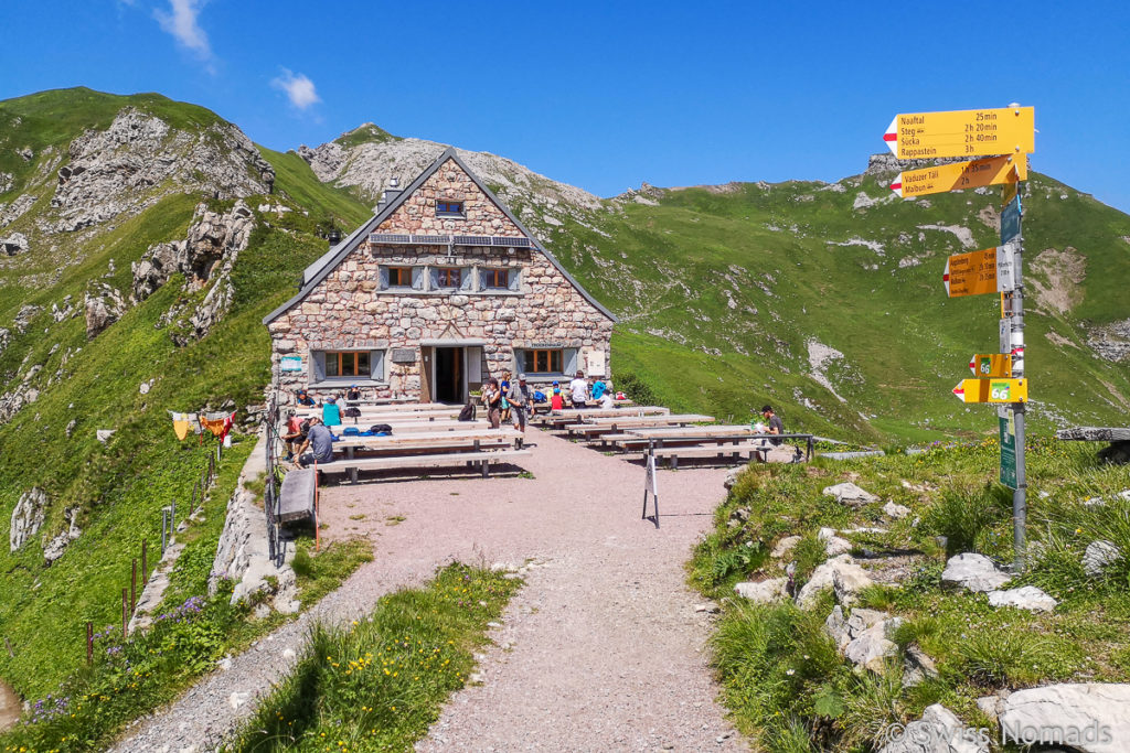 Pfälzerhütte in Liechtenstein