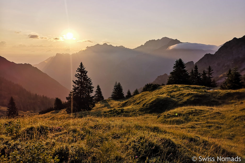 Sonnenaufgang am Gafleisattel