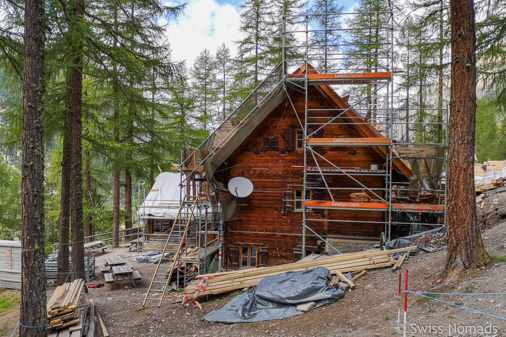 Chamanna Cluozza Hütte im Schweizer Nationalpark